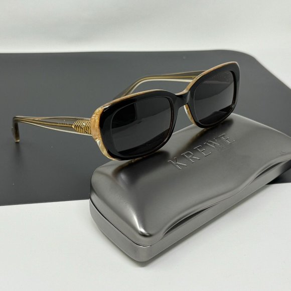 KREWE Milan Mystic 90s Look Rectangle Compact Silhouette Sunnies - Picture 2 of 16